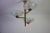 Italian Brass and Glass Chandelier, 1950s For Sale - Image 11 of 18