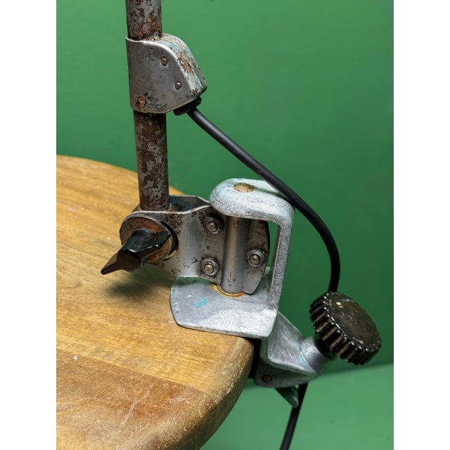 Bauhaus Task Lamp by Curt Fischer for Midgard, 1940s For Sale - Image 3 of 10