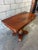 19th Century American Empire Figured Mahogany Folding Console Table / Game Table For Sale - Image 10 of 12