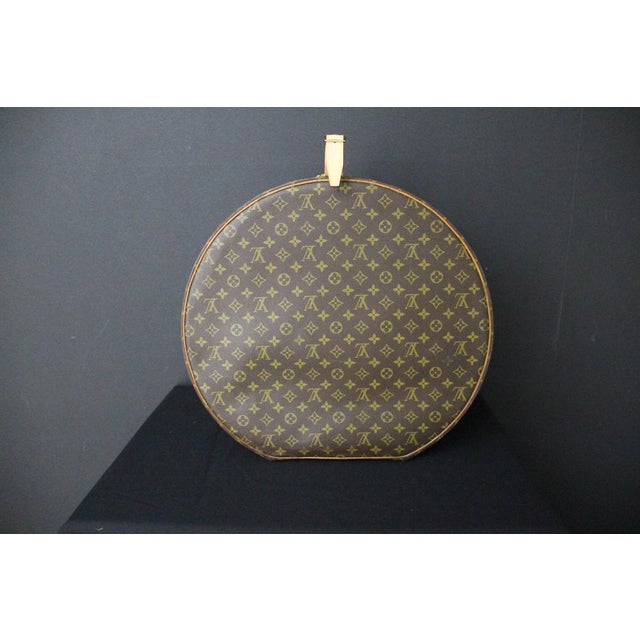 Animal Skin Round Hat Box from Louis Vuitton, 1980s For Sale - Image 7 of 18