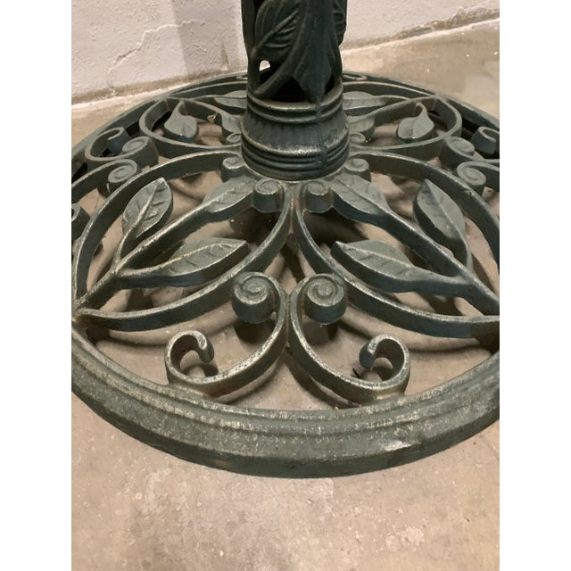 Late 20th Century Vintage Metal Umbrella Stand For Sale - Image 5 of 7