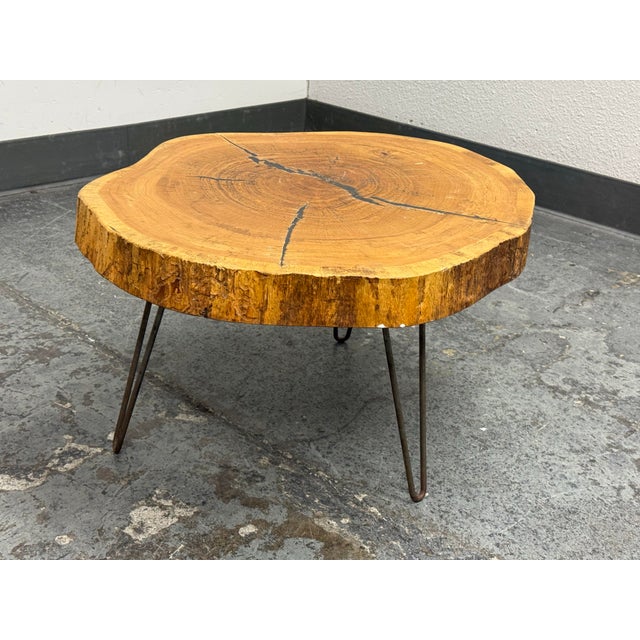 2020s Live Edge Wood Slab Coffee Table For Sale - Image 5 of 12