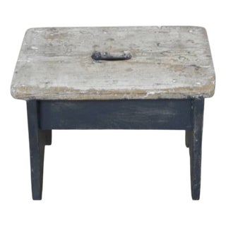 Industrial Fir Stool, 1960s For Sale