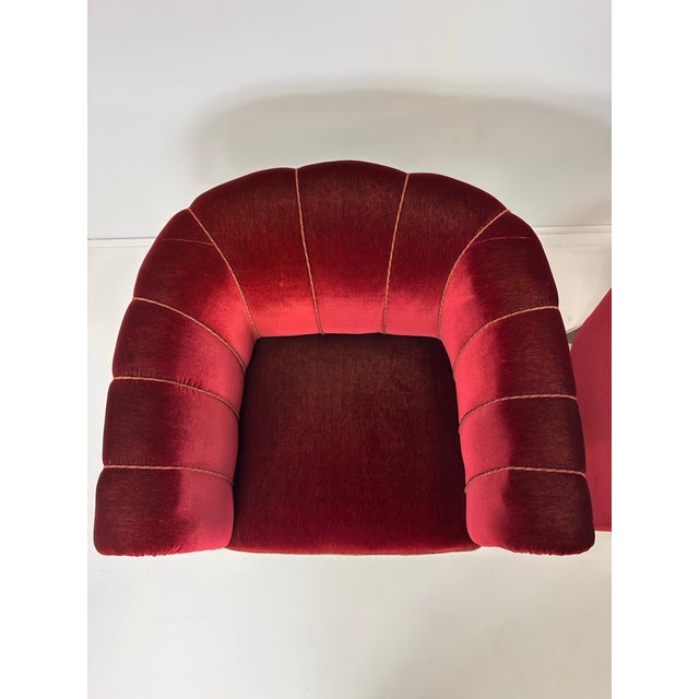 Pair of 1940's Swedish Lounge Chairs For Sale In Boston - Image 6 of 10