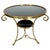 Early 20th Century French Gilt Two Tier Bronze Gueridon Table with Black Marble Top For Sale - Image 15 of 18