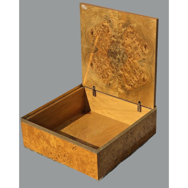 A refined Italian storage box produced by Fratelli Turri di Carugo in the 1970s, part of the celebrated "Privilège"...