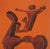 Marino MARINI (1901-1980) The Horse and its Rider Original color lithograph On wove paper, 24 x 31 cm (approx. 9 x 12...