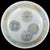 1920s Set of Three Chinese Republic Guangxu Polychrome Silk Ball Sauce Dishes For Sale - Image 4 of 6