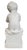 Late 19th Century Pair Antique French White Bisque Porcelain Putti Baby Cherubs Sculpture Figures For Sale - Image 5 of 18