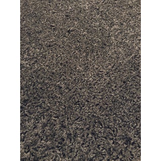 Caracole Modern Charcoal Faux Sheepskin Upholstery Fabric- 11 Yards For Sale