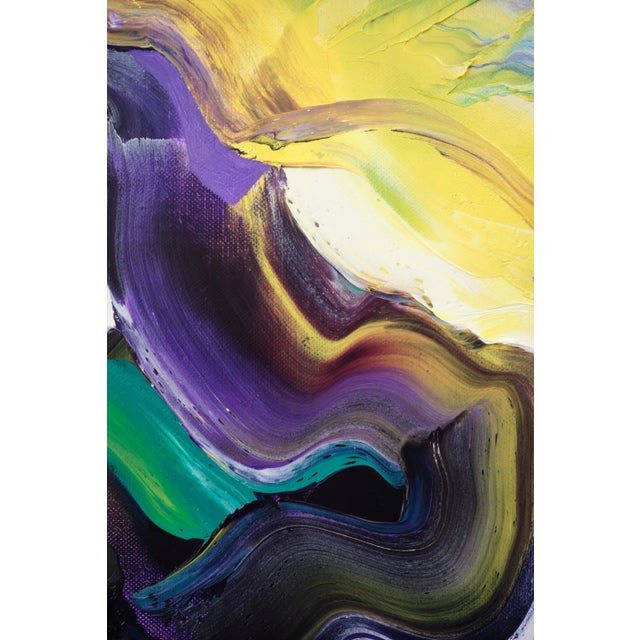 "Oil Painting 15" Large Abstract Oil Painting by Simon Findlay For Sale - Image 6 of 9