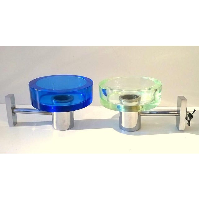 Murano Glass Wall Lights by Flavio Poli for Seguso, 1960s, Set of 2 For Sale - Image 10 of 10