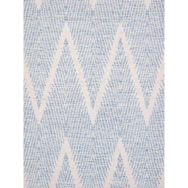 Modern Pasargad Home Simplicity Aqua Cotton Area Rug- 5' 0" X 8' 0" For Sale - Image 3 of 7