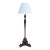 Antique Carved Mahogany Floor Lamp For Sale