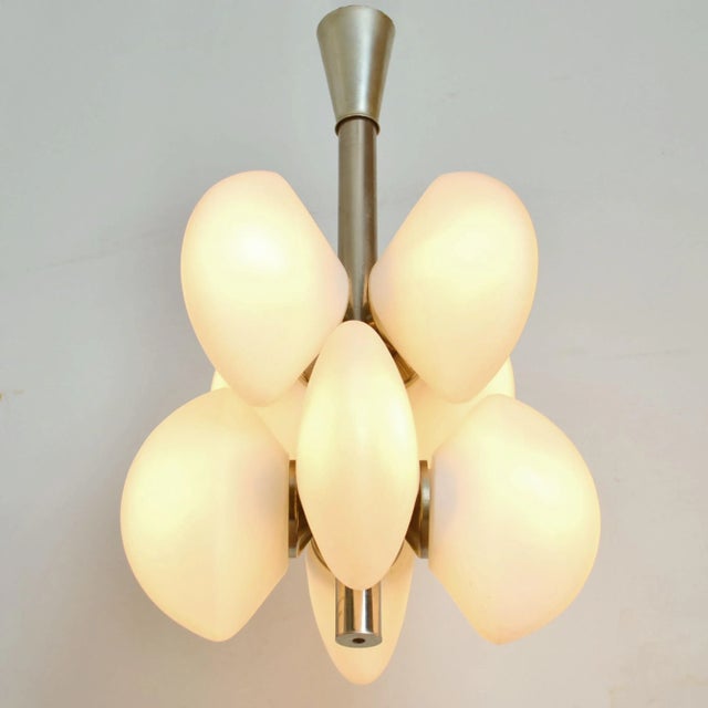 Sputnik Pendant with Opalescent Shades, 1960s For Sale - Image 4 of 13