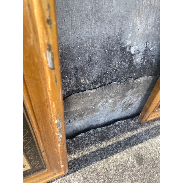 Neoclassical Vintage Painted Wall Panels With Birds, Gilded Frames For Sale - Image 9 of 12