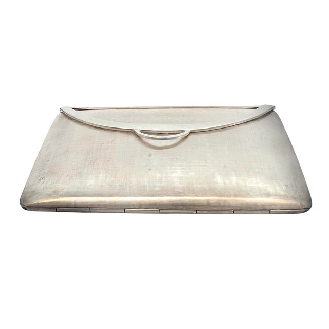 Late 20th Century Tiffany & Co Estate Rare Compact Mirror Sterling Silver 86 Grams For Sale - Image 12 of 18