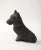 English Black Scottie Dog Garden Ornament Reconstituted Stone, English Mid 20th C. For Sale - Image 3 of 11
