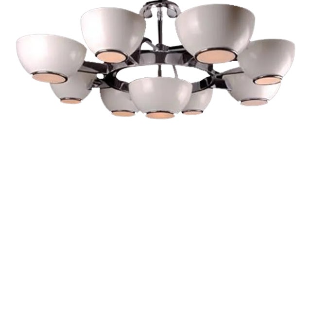 Centauri Chandelier in Silver Finish For Sale
