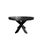 Sculptural Solid Teak Wood Dining Table With Expressive Grain, Burnt Finish For Sale - Image 9 of 10