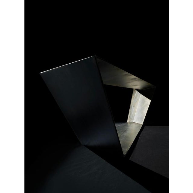 Black Noaxis Bench in Aluminium by Orfeo Studio For Sale - Image 8 of 12