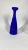 Beautiful Mid Century Italian cased Glass Hyacinth Vase Fantastic Cobalt blue/white interior with a white interior. Use it...