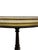 Vintage Set of Two Traditional Chippendale-Style Tripod Side Tables With Brass Gallery Tops For Sale - Image 12 of 17