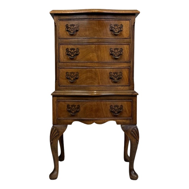 Small Antique Early 20th Century Mahogany Chest of Drawers For Sale