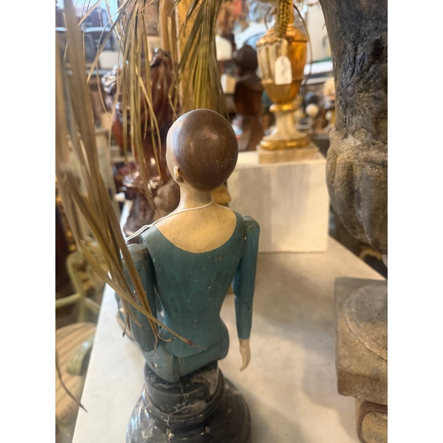 1950s Lacquered Wood Italian Articulated Mannequin For Sale - Image 15 of 17
