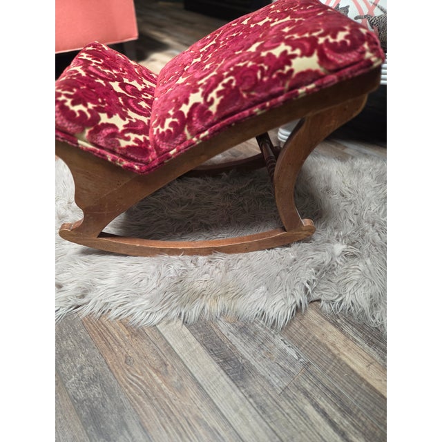 French Early 20th Century French Rocking Stool For Sale - Image 3 of 6