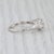 Early 20th Century Early 20th Century Art Deco Traub Orange Blossom 0.37ct Diamond Engagement Ring 18k White Gold, Size 7 For Sale - Image 5 of 8