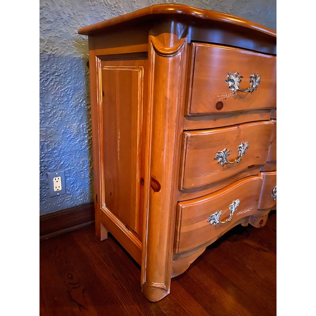 Ethan Allen Legacy Collection 3 Drawer Slightly Distressed Tuscan