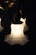 Brass Antique Victorian Brass Ruffled Glass 4 Light Parlor Pendant Light Chandelier For Sale - Image 8 of 13
