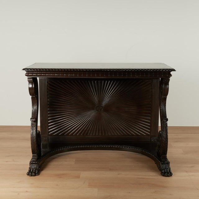 Pair of Antique Anglo Indian Rosewood Console Tables For Sale - Image 10 of 18