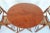 1970s Vintage Faux Tortoise Bamboo Round Folding Table and Chairs For Sale - Image 5 of 10