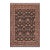 Shabby Chic 1990's Floral Pak-Persian Black/Green Wool Rug - 8'2'' X 10'4'' For Sale
