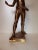 Eugene Marioton, Singer Sculpture, Bronze For Sale - Image 4 of 10