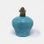 Victorian Antique EAPG Blue Glass Oil Lamp For Sale - Image 3 of 7