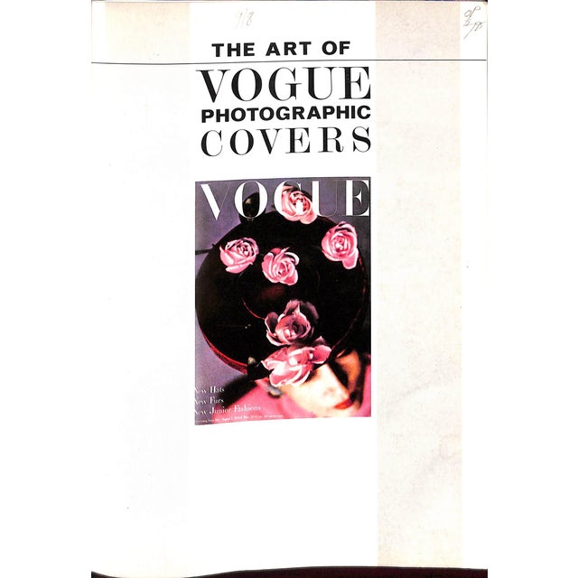 Traditional "The Art of Vogue: Photographic Covers - Fifty Years of Fashion and Design" 1986 Lloyd, Valerie For Sale - Image 3 of 9