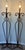 Spanish Revival Vintage Spanish Revival Scrolled Wrought Iron Floor Lamps With Antiqued Shades – Pair For Sale - Image 3 of 15