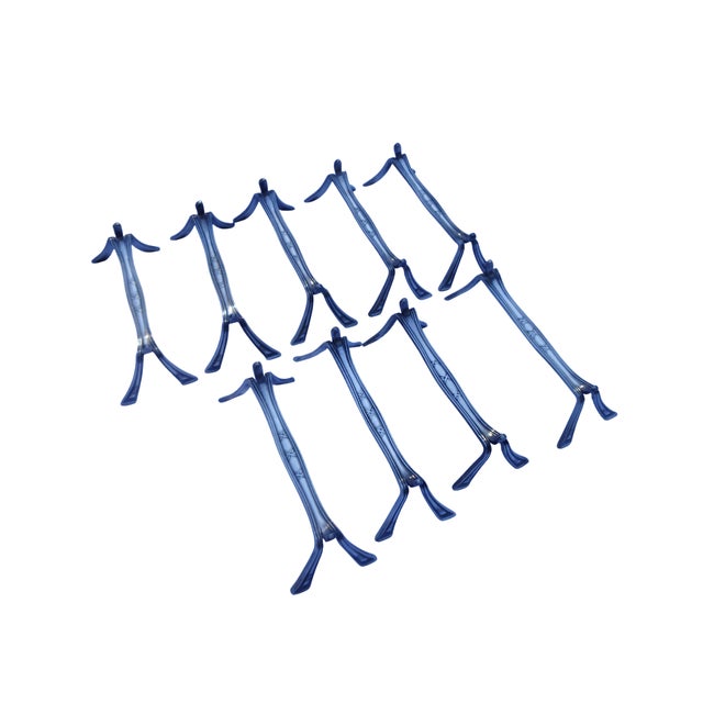 Antique Silver-Plated Knife Rests from Christofle, 1890s, Set of 9 For Sale - Image 15 of 15