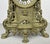 Vintage French Ornate Roman Numeral Quartz Mantel Clock For Sale - Image 5 of 7
