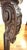Victorian Vintage Hand-Carved Mahogany Veneer Extension Dining Table - 40.5" Round to 88.5" For Sale - Image 3 of 11
