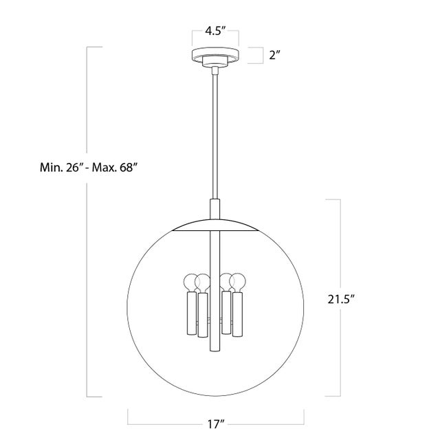 Regina Andrew Cafe Pendant Medium (Natural Brass) For Sale In Detroit - Image 6 of 6