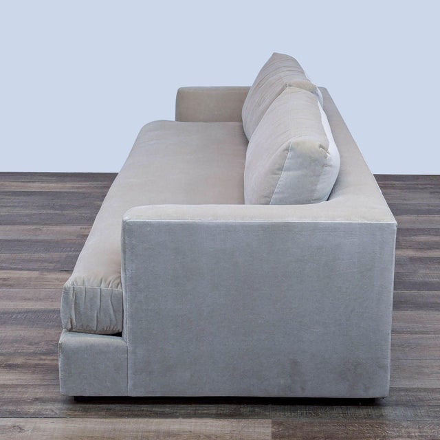 Contemporary Varick Velvet Sofa by Maiden Home For Sale - Image 3 of 10