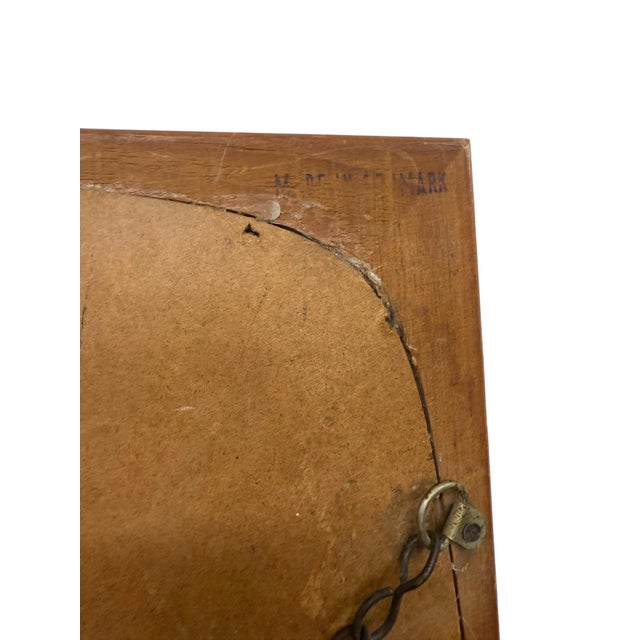 Wood Mid-Century Danish Modern Clark Eaton Teak Bevelled Wall Mirror For Sale - Image 7 of 8