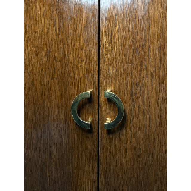 1970s Mid-Century Modern Oak Sideboard For Sale - Image 5 of 5