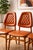 Set of 5 - Mid Century Modern Scandinavian Dining Chairs | Diamond Stitched Upholstery, C. 1960's For Sale In New York - Image 6 of 15
