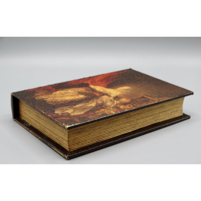 Mid 20th Century Italian Renaissance Style Faux Book Box For Sale - Image 5 of 8
