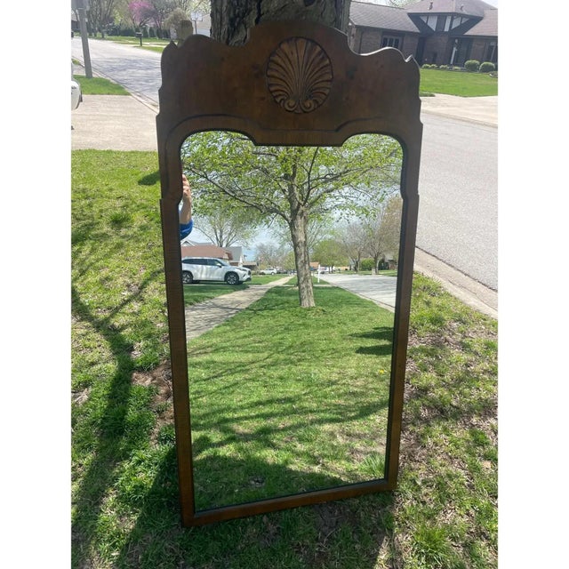 Wood Late 20th Century Wall Mirror by Baker Furniture For Sale - Image 7 of 9